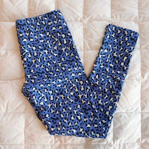 🎃🛒3/$20 OshKosh Leopard Blue Sparkle Leggings 10